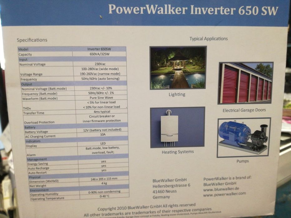 UPS Sinus за Камини-Парно- Гаражни врати Пакетни цени