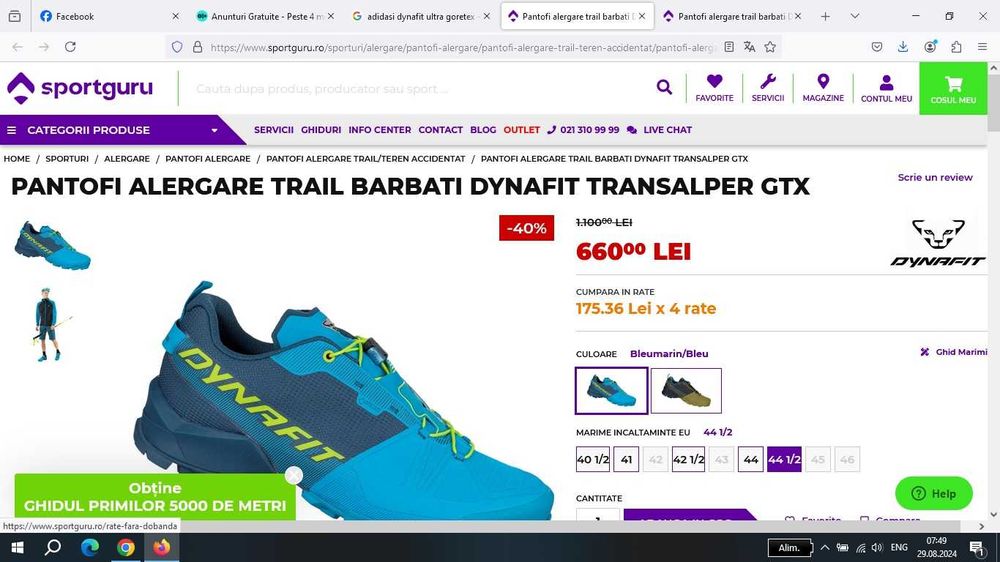 adidasi Dynafit USA Transalper  GORETEX 45