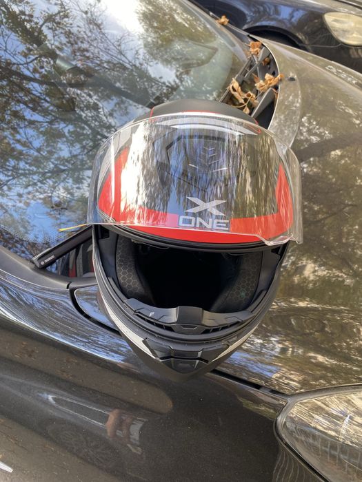 Casca moto flip up
