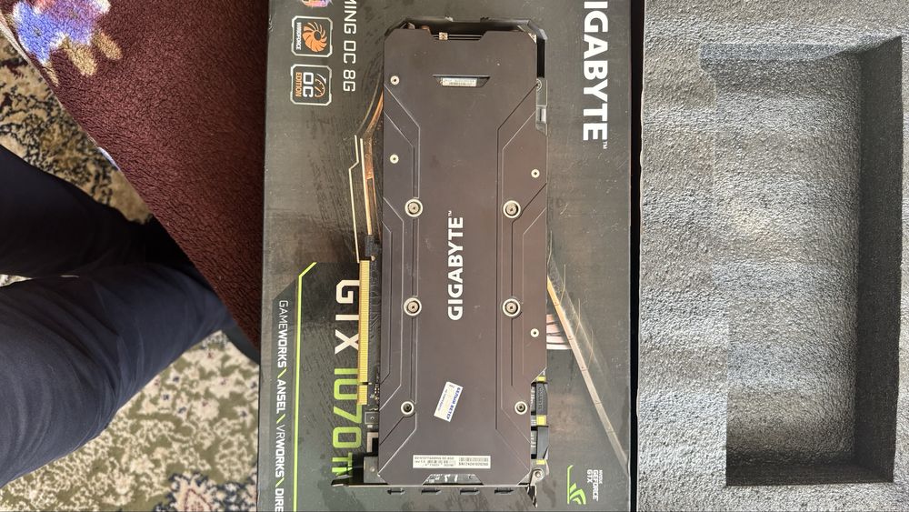 Продам видеокарту GTX 1070 ti