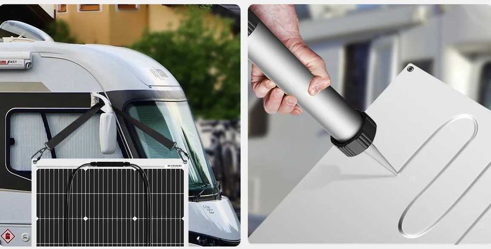 Продавам гъвкави соларни панели Dokio 100W 12V