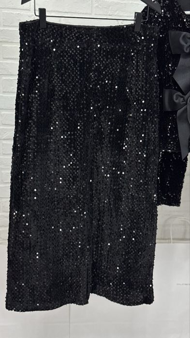 Юбка с пайетками