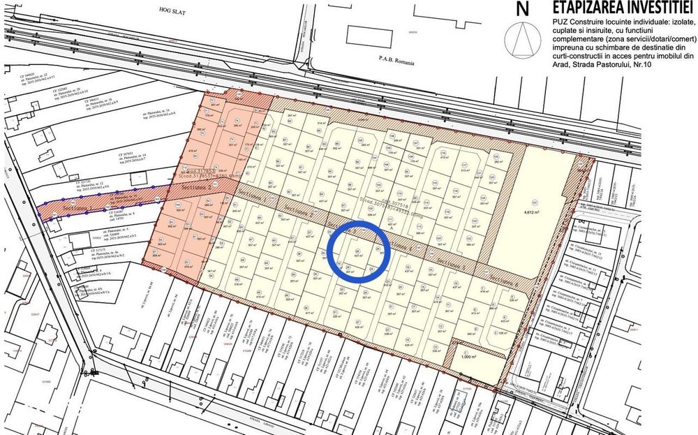 Super teren intravilan cu 2 fronturi in Micalaca Parcela 28