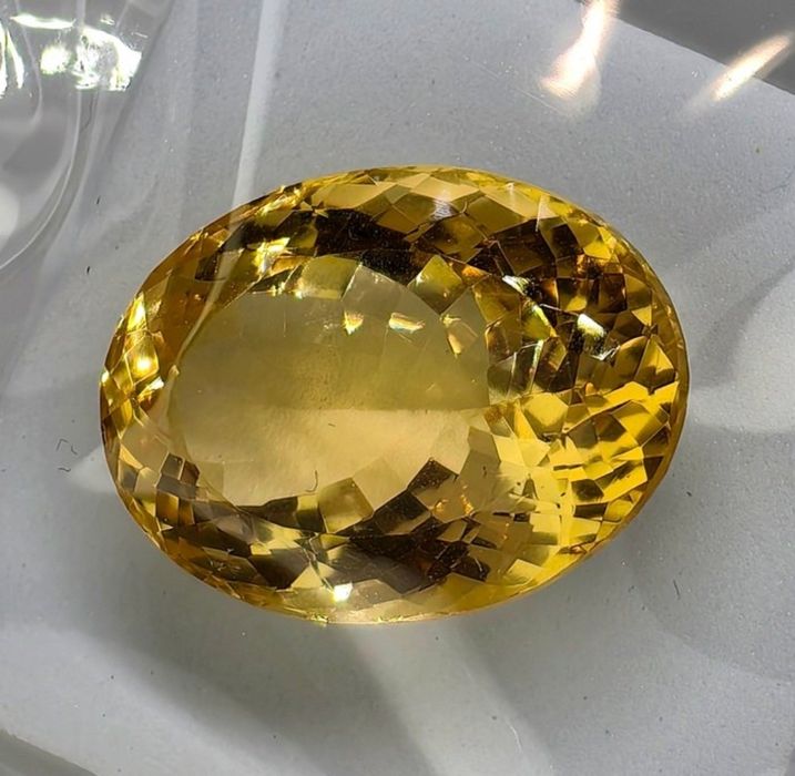 Citrin Natural 31.18 ct - Certificat IGE
