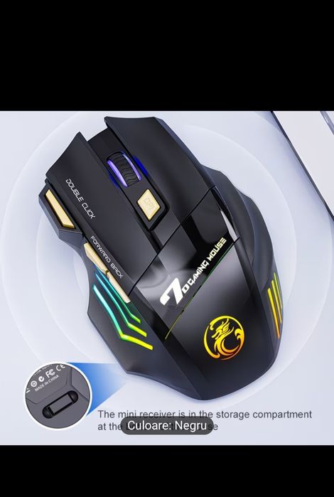 Mouse gaming, reincarcabil,wirelles