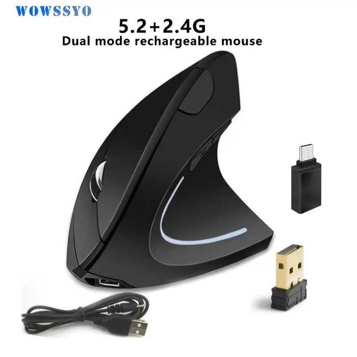 Эргономичная беспроводная мышь WOWSSYO. Новая. Продам или ОБМЕН.