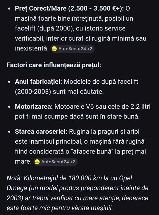 Opel omega 2.2 16v automata