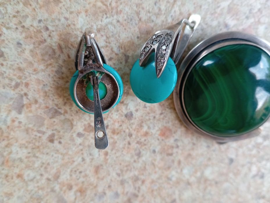 Брошка серебро 925 проба