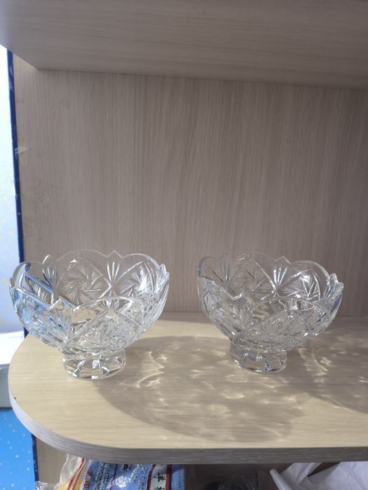 Продам советские салатницы ( хрусталь)