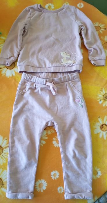 Памучен ватиран детски комплект