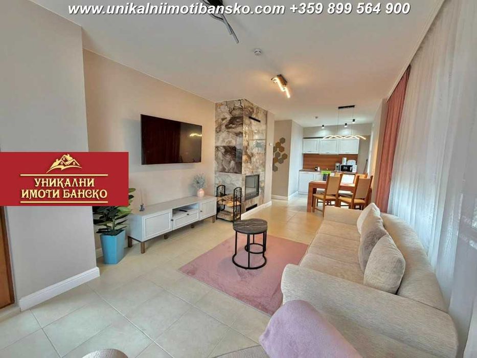 На метри от ски пътя! Двустаен апартамент за продажба в Банско