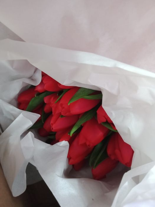 Тюльпаны и розы предзаказ