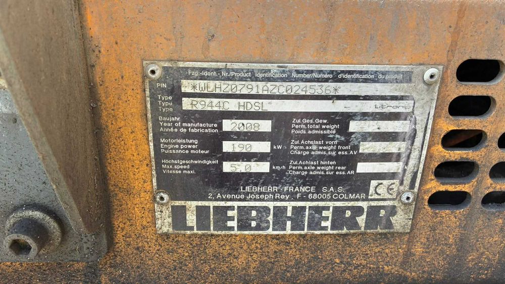 Senila Liebherr R944C
