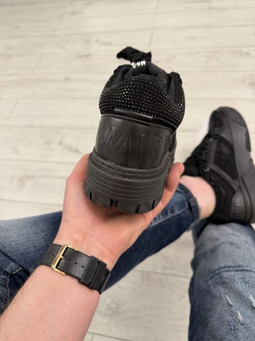 Adidasi Barbati Amiri Full Negru!