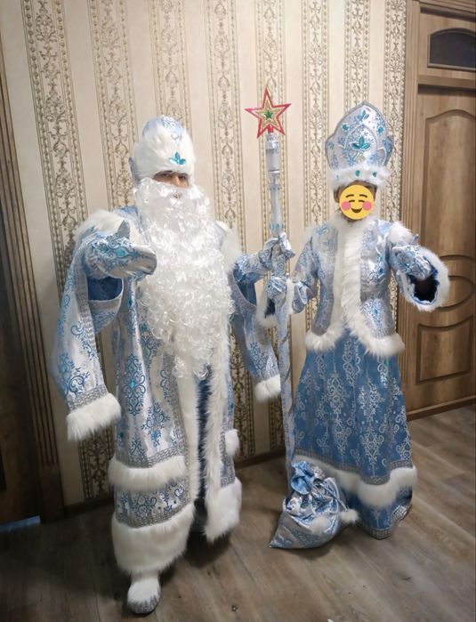 Аренда костюм Дед Мороза и Снегурочка