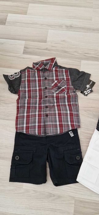 Детски комплект риза и къси панталони Polo