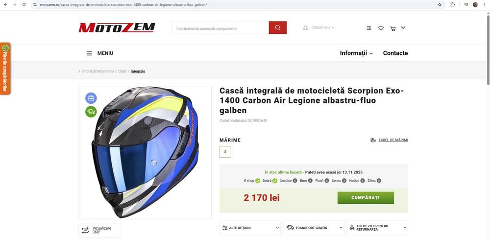 casca integrala- Exo 1400