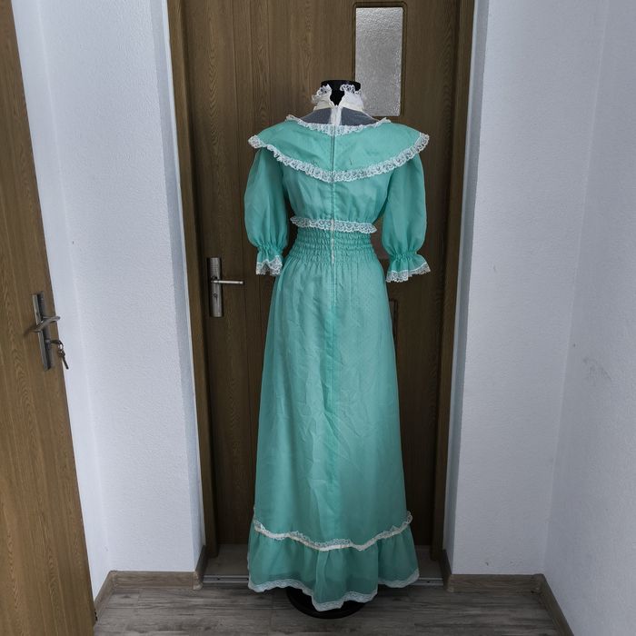 Rochie vintage verde deschis