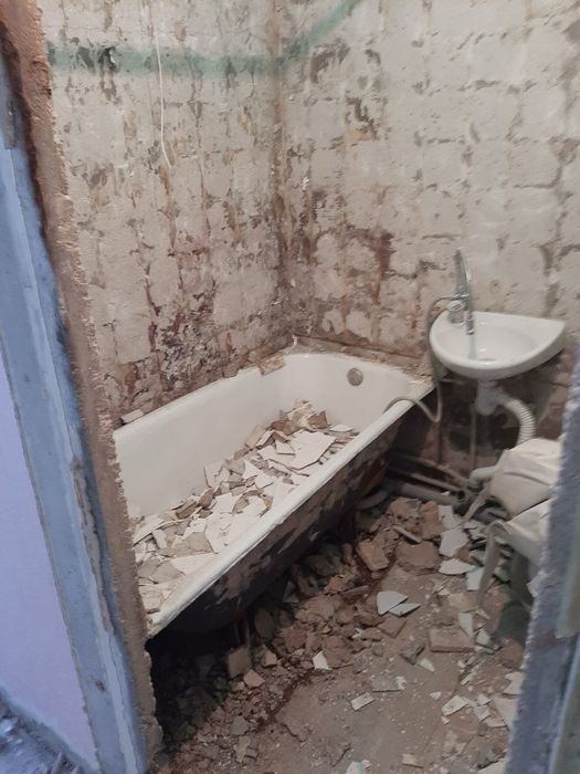 Демонтаж кафеля