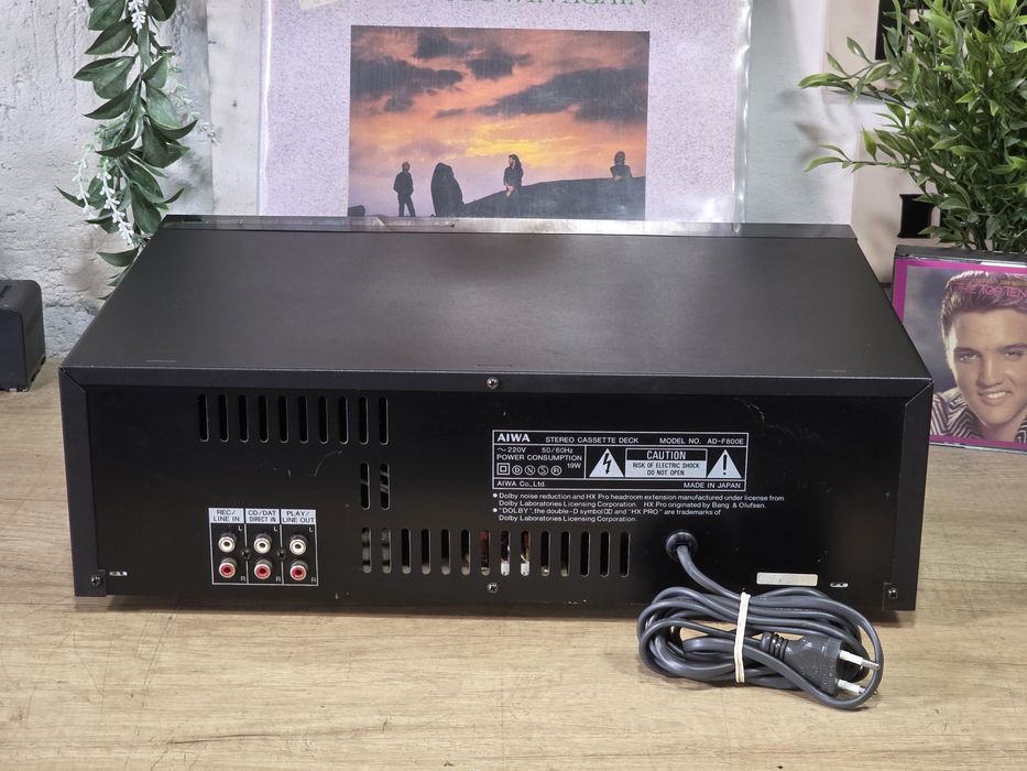 Casetofon deck AIWA AD-F800,dual capstan, 3 head, calibrare banda,hifi