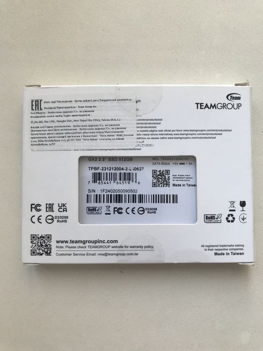 SATA SSD 512GB TEAMGroup срочно