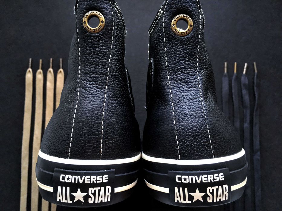 DEADSTOCK CONVERSE® Chuck Taylor A/S EUROPEAN Leather — 10 D (28.5)