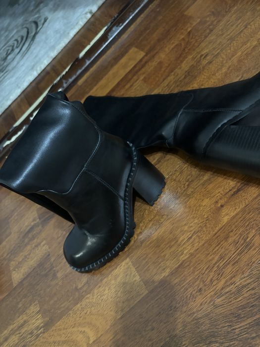 сапоги новые кожаная евромех