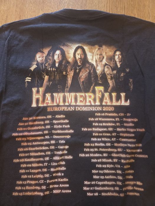 Tricou Hammerafall-tour 2020
