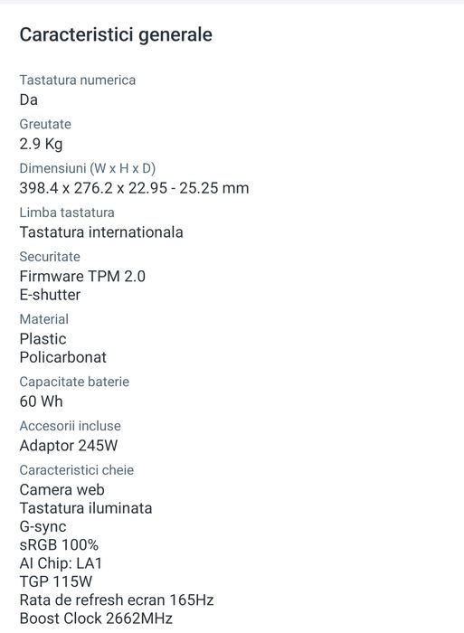 Laptop Gaming Lenovo LOQ 17IRX10 cu procesor Intel® Core i7-13650HX pa