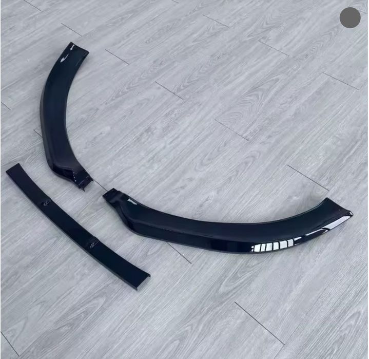Lip prelungire bara fata S3 Design compatibil cu Audi A3 8P 2008-2013 negru lucios