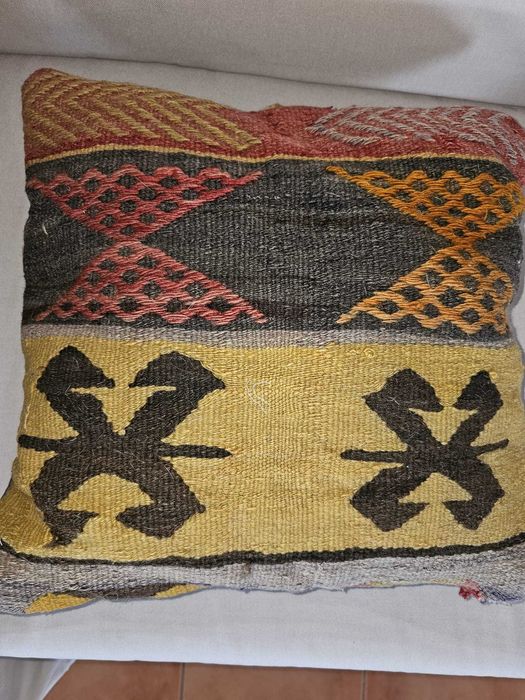 Set 3 perne decorative traditionale killim 40x40 husa detasabila