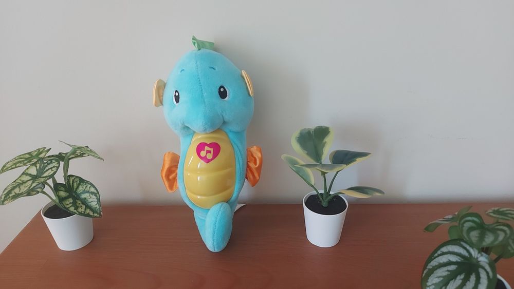 Calut de mare interactiv cu lumini,albastru,Fisher Price