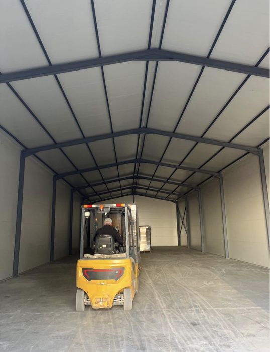 Vând hală metalică demontabilă pe șuruburi