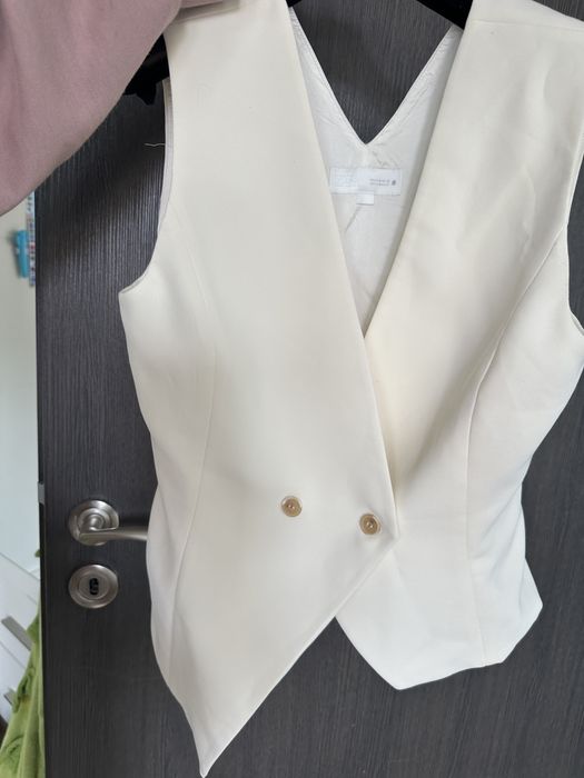 Сет елек и бял панталон Zara Dutti Mango