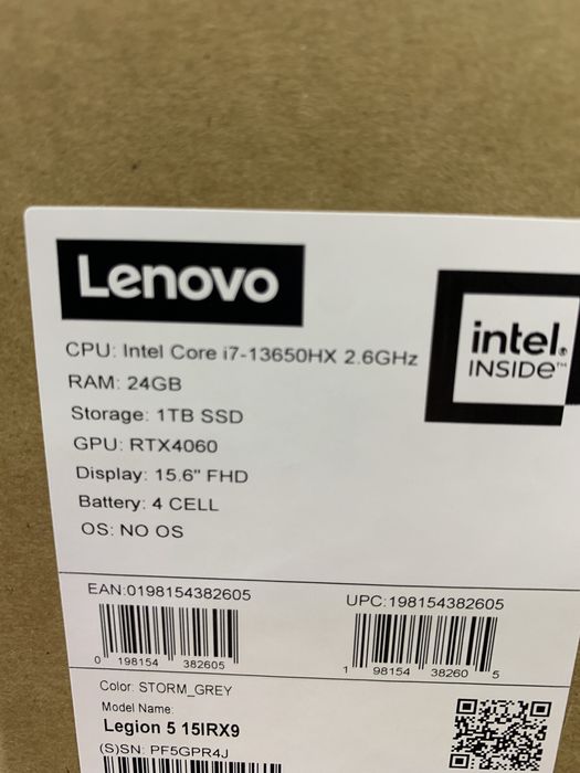 Новый Lenovo Legion 5