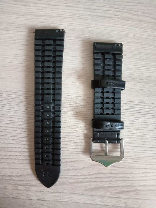 Ремешок для часов(кожа-силикон)