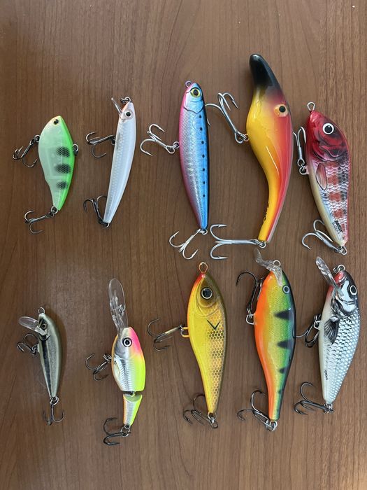 Voblere rapala, salmo, etc, gume diverse firme si modele