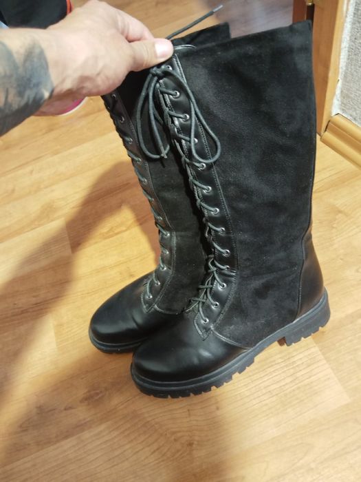Зимние сапоги натуральный мех
