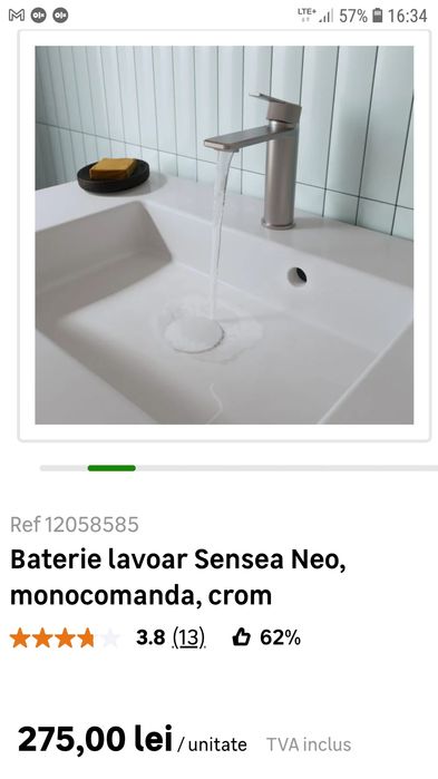 Baterie lavoar Sensea Neo