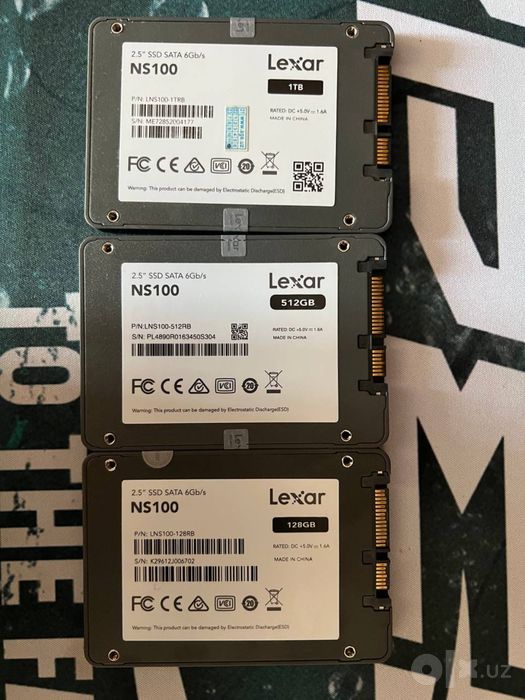 Lexar ssdlar b/u va yangi