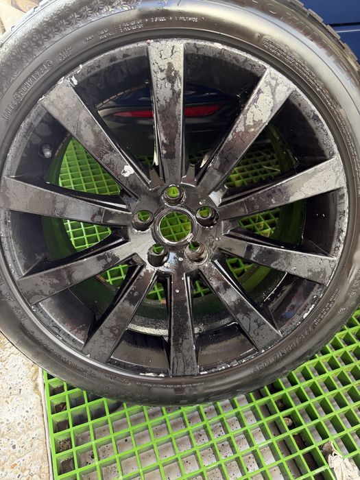 Set jante aliaj R19 5x108 ET49 + anvelope Falken Eurowinter HS02 Pro 225/55 R19 DOT 2025