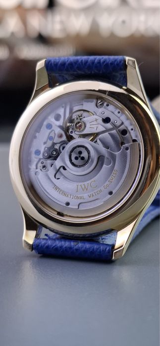 Iwc 3531  35 mm gold cu certificat autenticitate