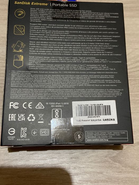 Sandisk Extreme 4 Tb și Samsung 870 QVO 8 Tb