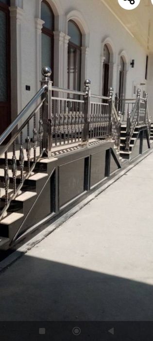 Нержавейка перила усталари хизматингизда