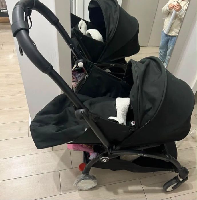 Carucior stokke yoyo3 pachet sport 6+ si pachet nou nascuti 0