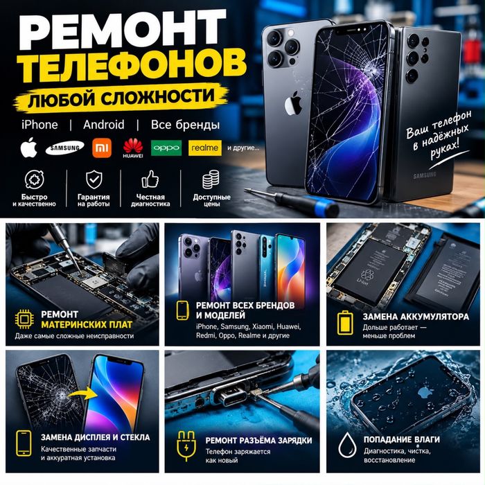 Ремонт телефон город:Алма-ата ул:Ауэзова 140