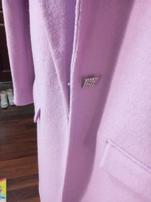Новое женское пальто в фиолетовом цвете Турция