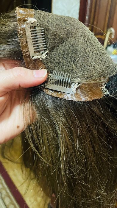 Макушка табиий соч ва зажимли улама соч (Алохида хам сотилади)