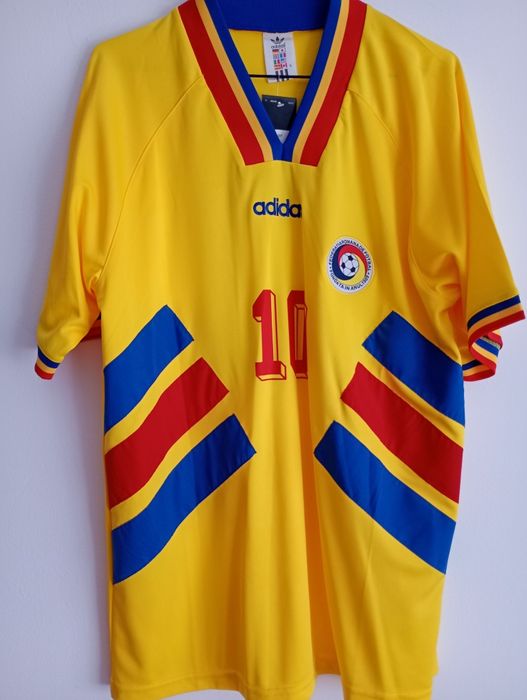 Tricou Romania World Cup 94 semnat Hagi