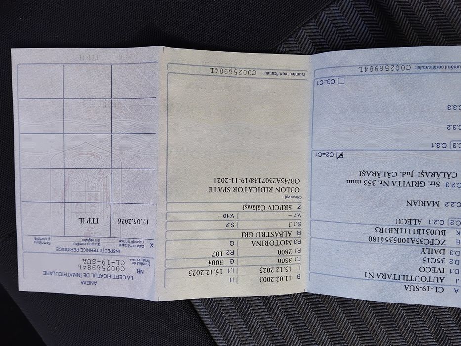 Iveco daily  2003 motor 2.8 145 cp